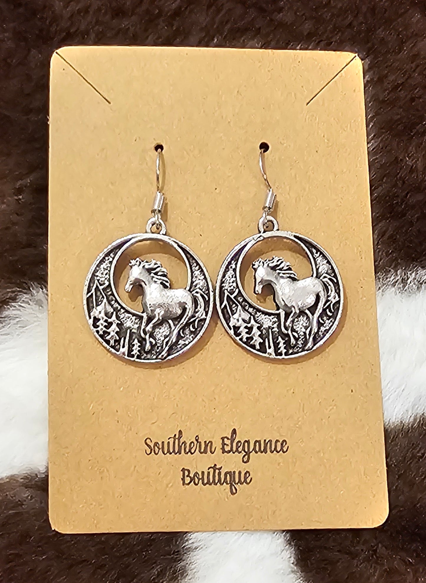 Scenic Stallion Dangle Earrings