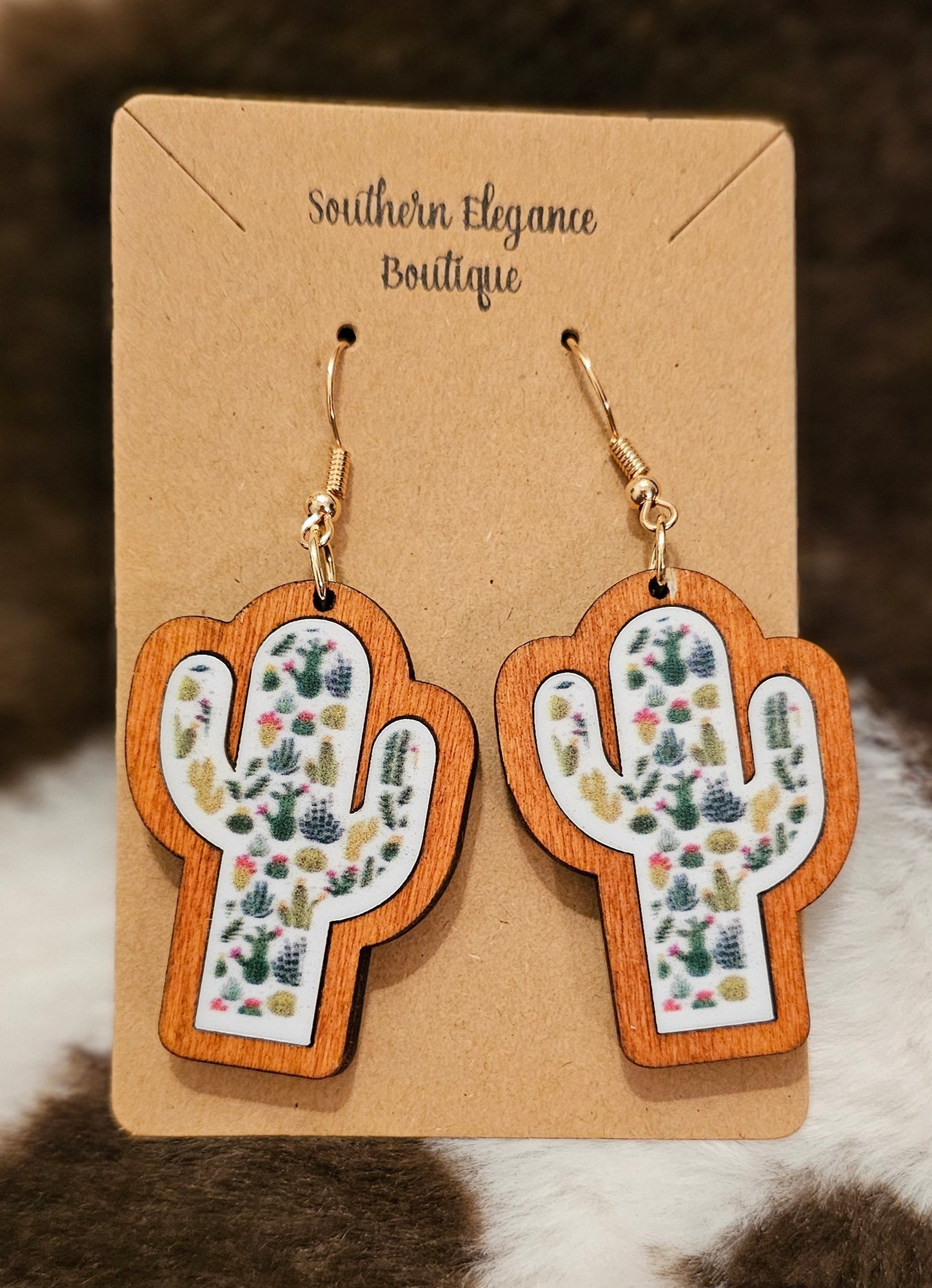 Cactus Dangle Earrings