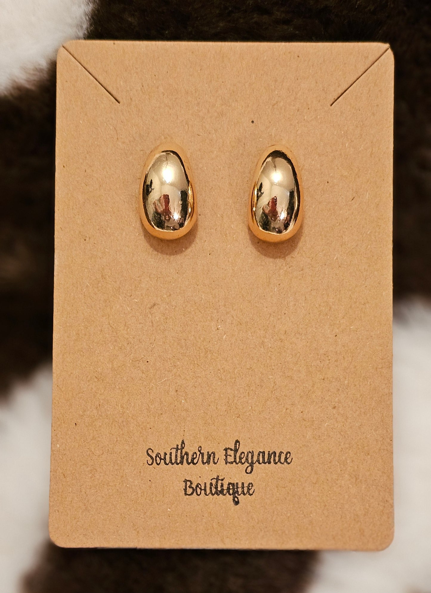 Gold Teardrop Earrings