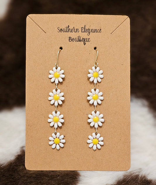 Dangling Daisy Earrings