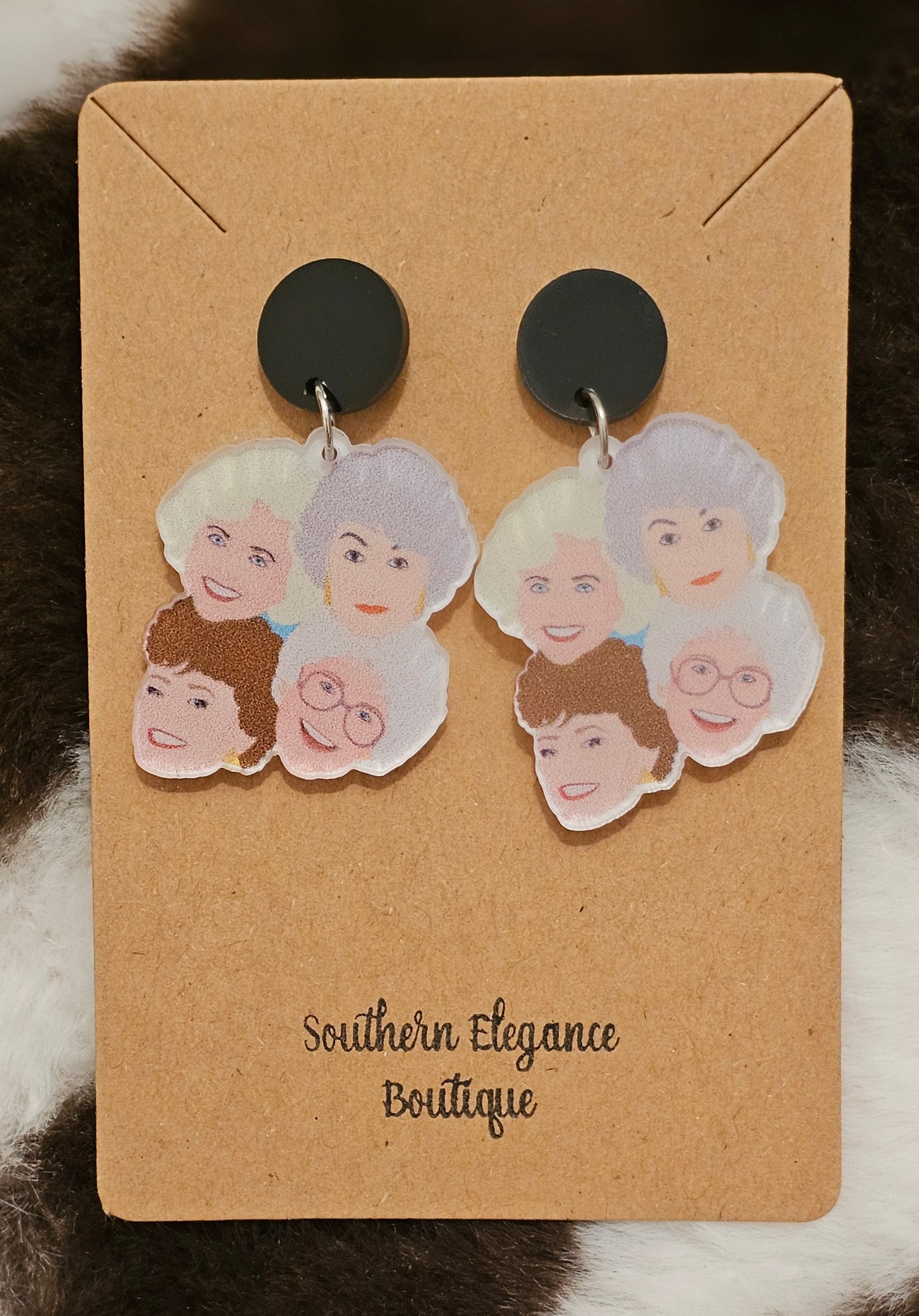 Golden Girls Dangle Earrings