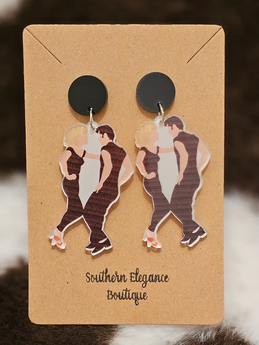 Grease Dangle Earrings