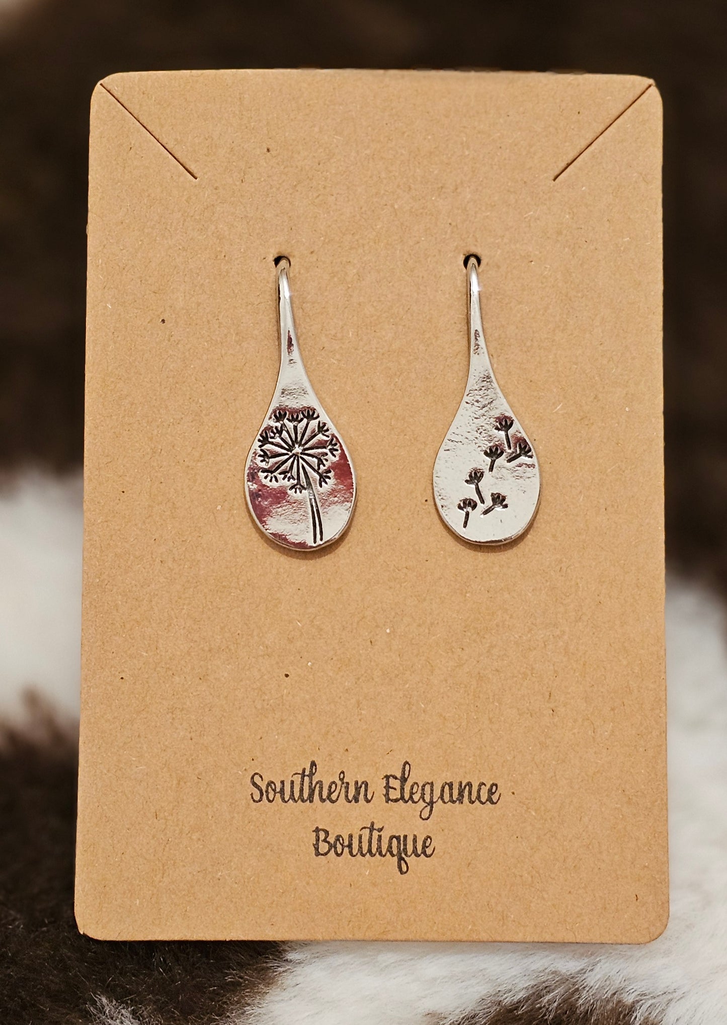 Dandelion Dangle Earrings