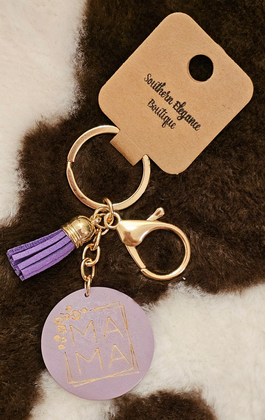 Light Purple MaMa keychain